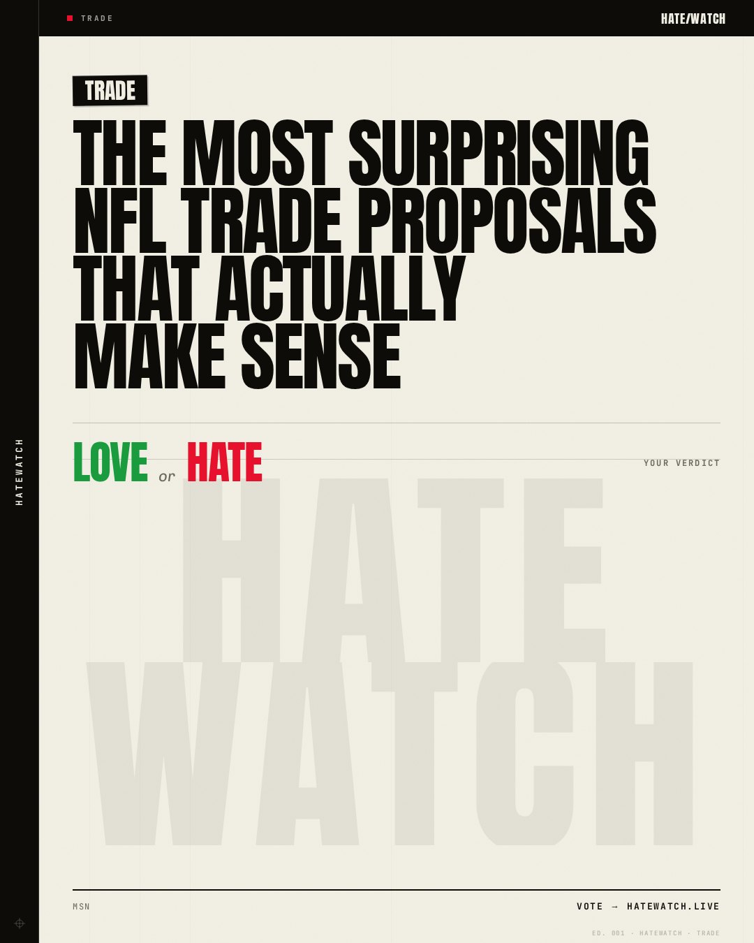 The most surprising NFL trade proposals that actually make sense