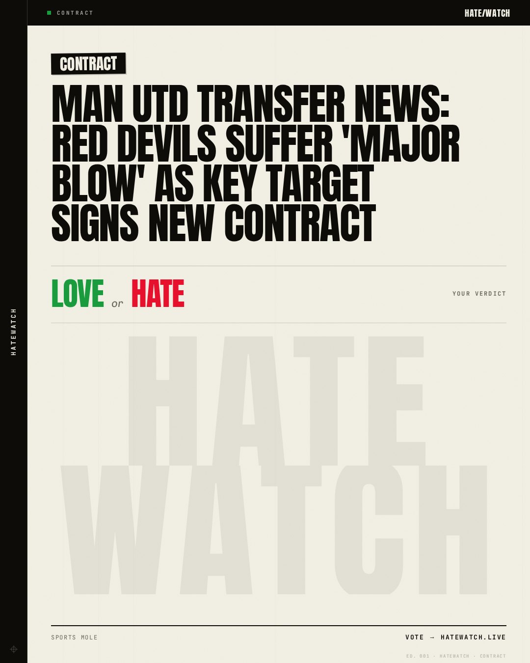 Man Utd transfer news: Red Devils suffer 'major blow' as key target signs new contract