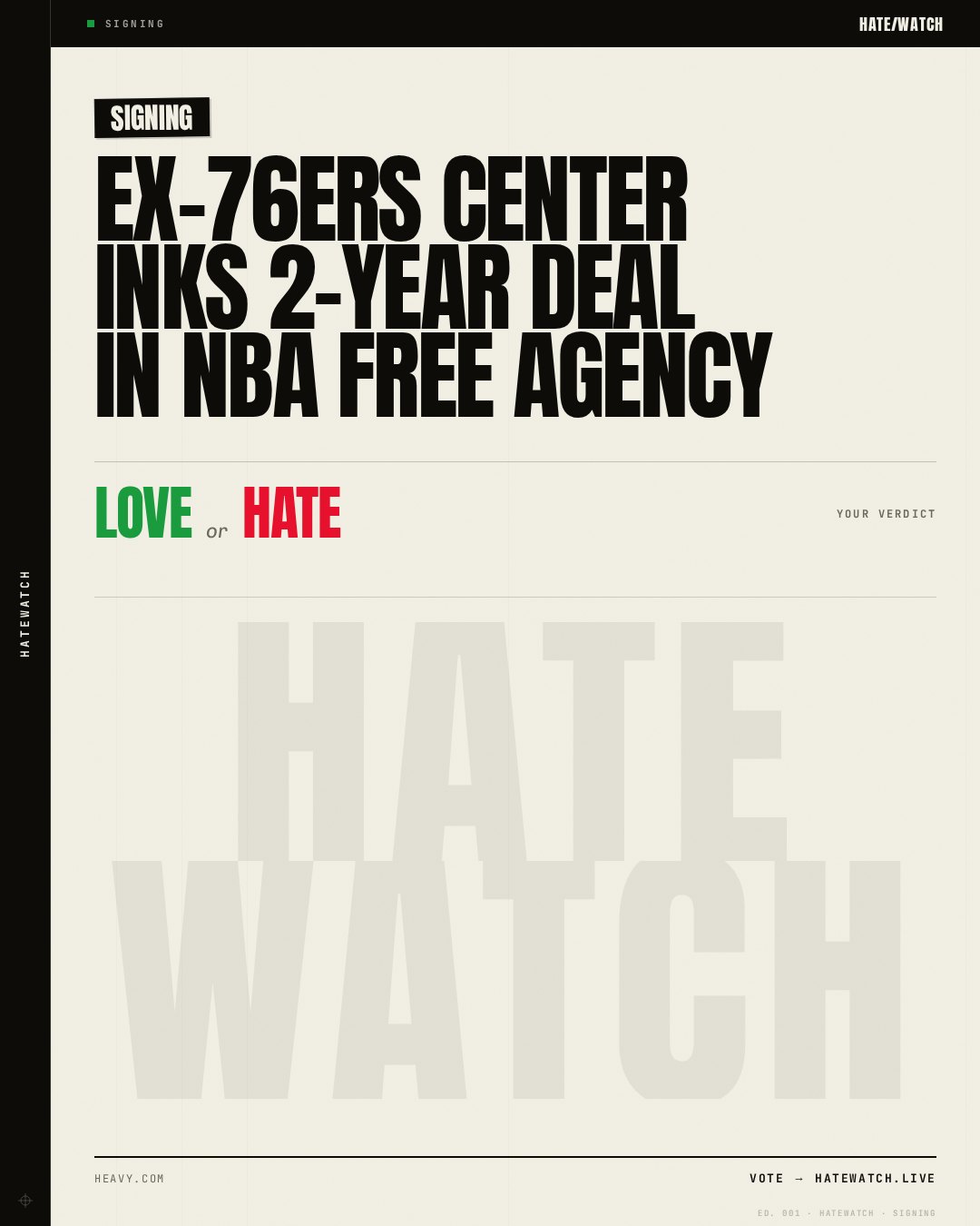 Ex-76ers Center Inks 2-Year Deal In NBA Free Agency