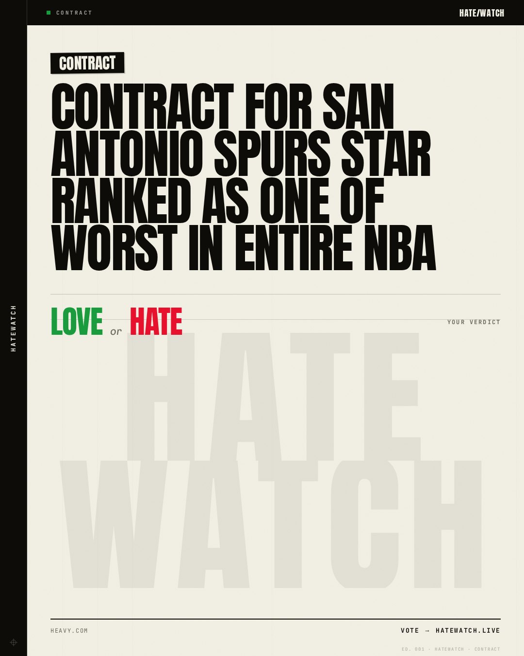 Contract for San Antonio Spurs Star Ranked as One of Worst in Entire NBA