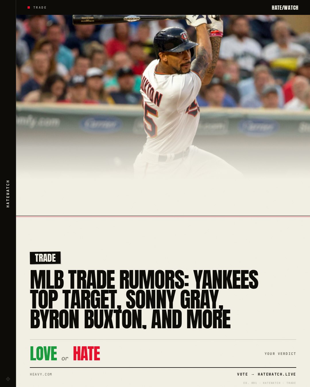 MLB Trade Rumors: Yankees Top Target, Sonny Gray, Byron Buxton, and More