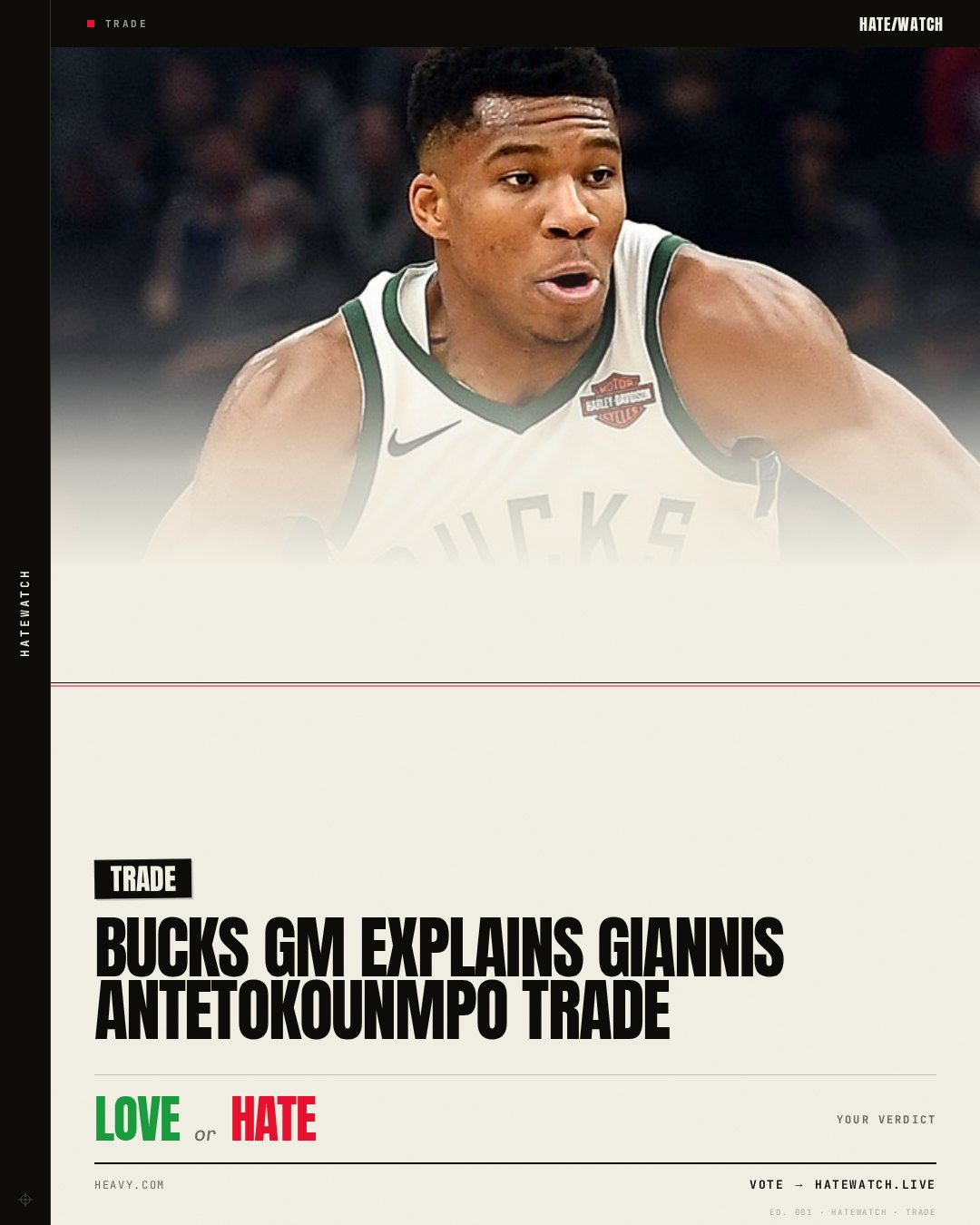 Bucks GM Explains Giannis Antetokounmpo Trade