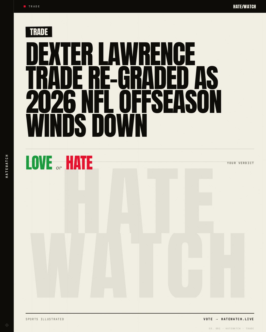 Dexter Lawrence Trade Re-Graded As 2026 NFL Offseason Winds Down