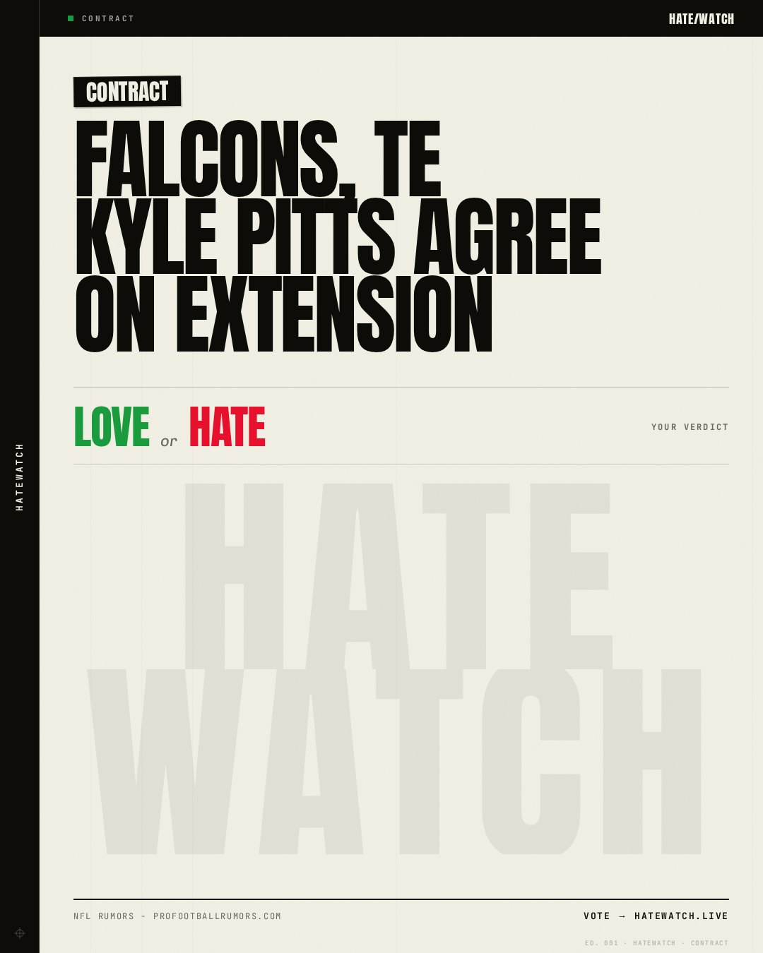 Falcons, TE Kyle Pitts Agree On Extension