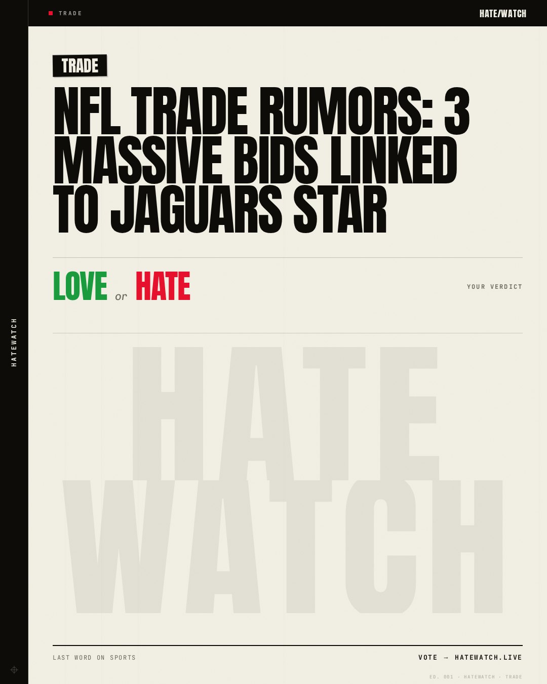 NFL Trade Rumors: 3 Massive Bids Linked To Jaguars Star