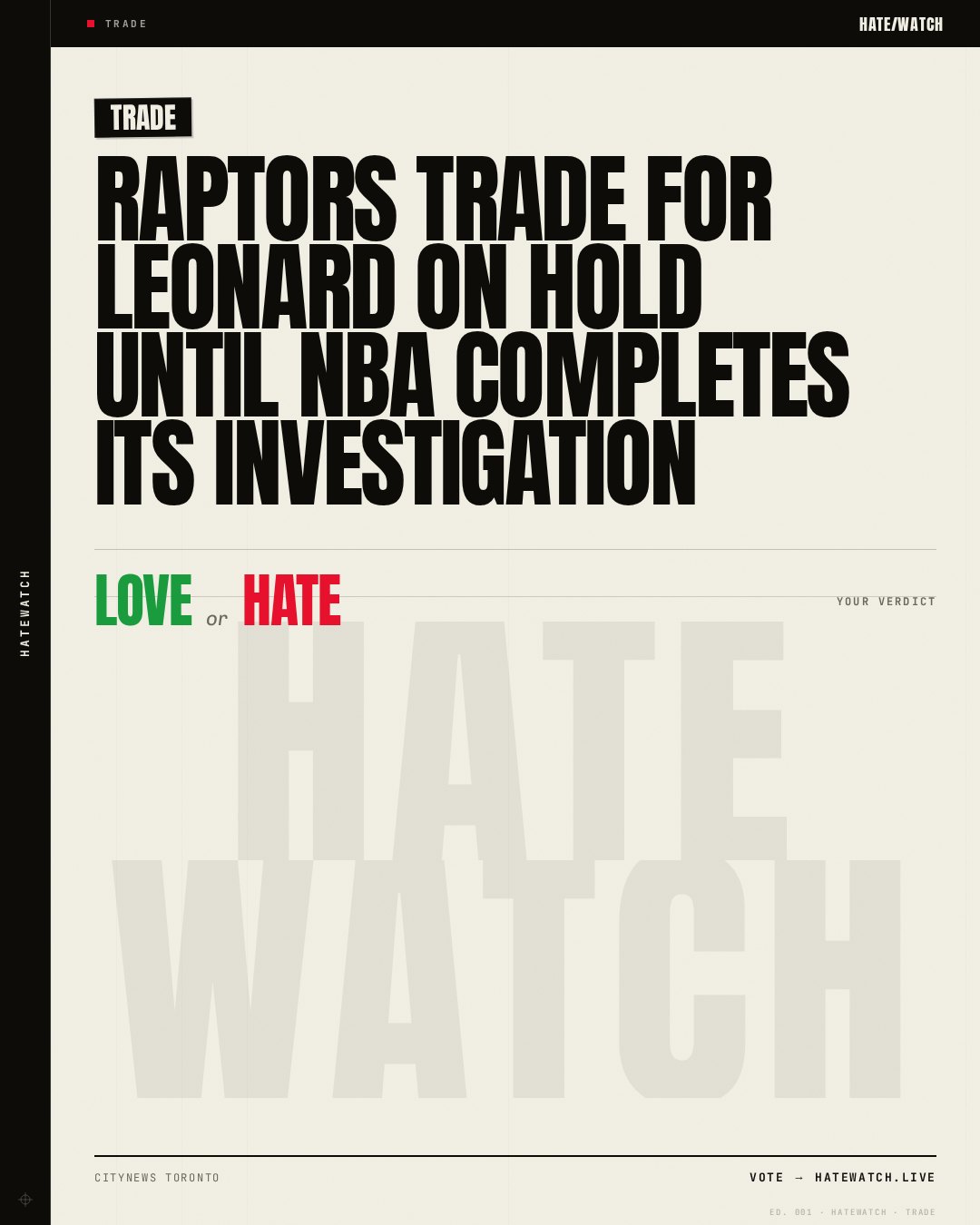 Raptors trade for Leonard on hold until NBA completes its investigation
