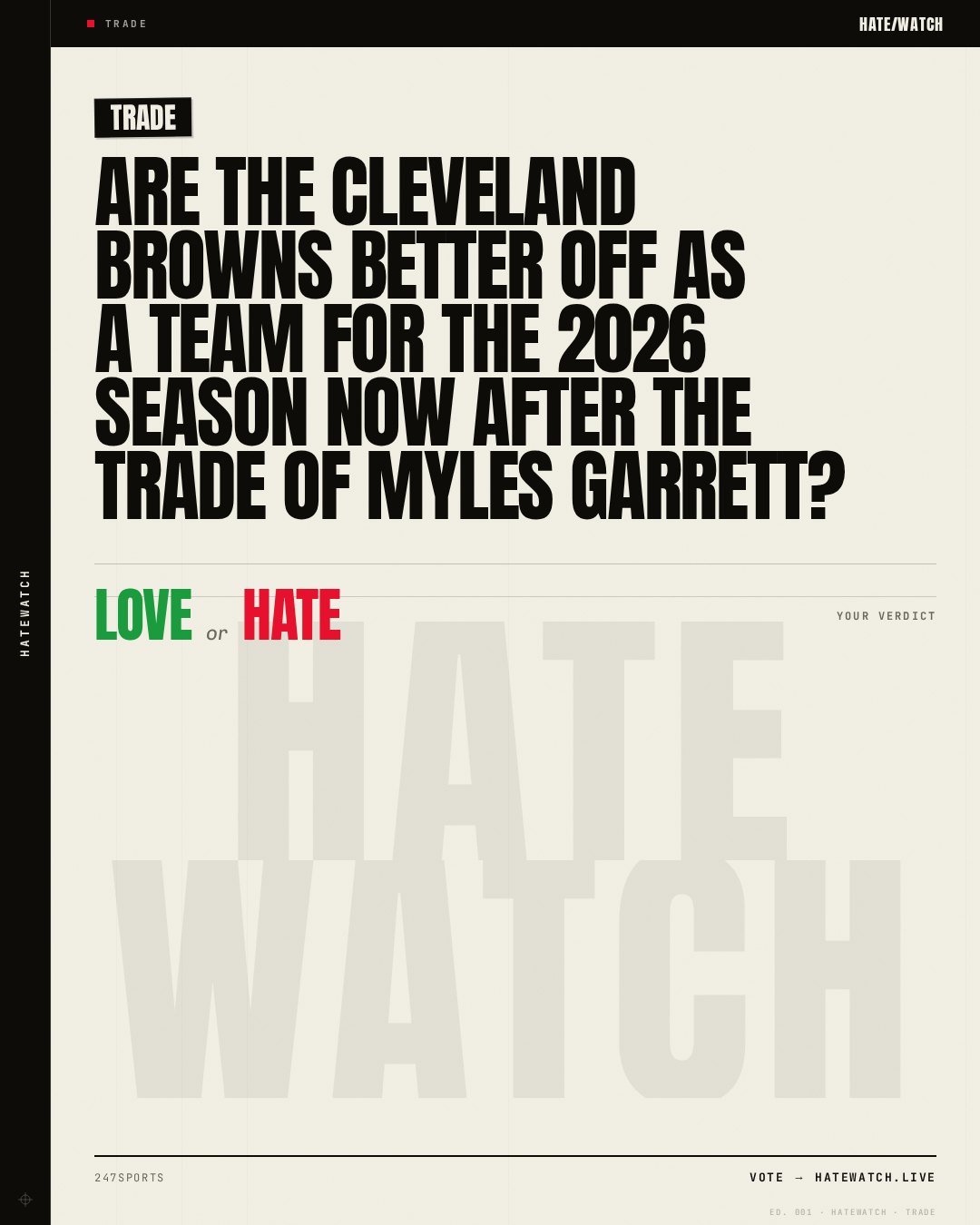 Are the Cleveland Browns Better Off as a Team for the 2026 Season Now After the Trade of Myles Garrett?