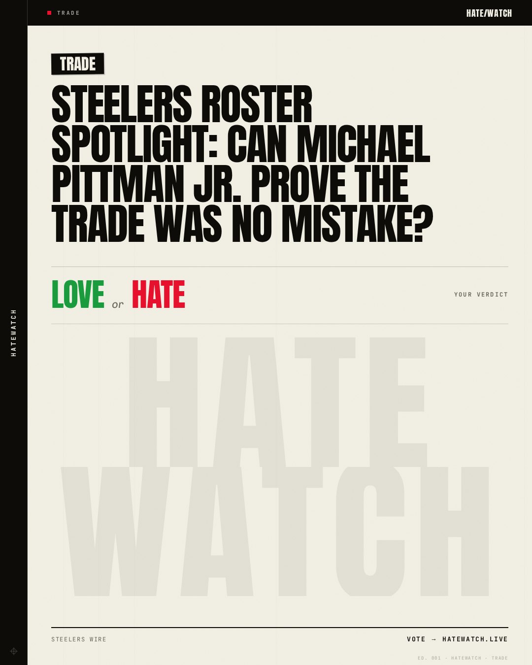 Steelers roster spotlight: Can Michael Pittman Jr. prove the trade was no mistake?