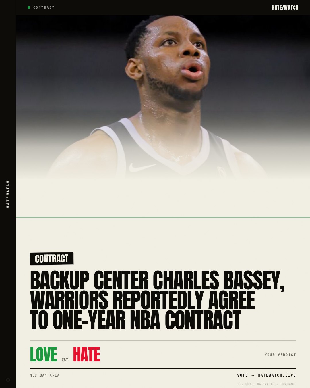 Backup center Charles Bassey, Warriors reportedly agree to one-year NBA contract