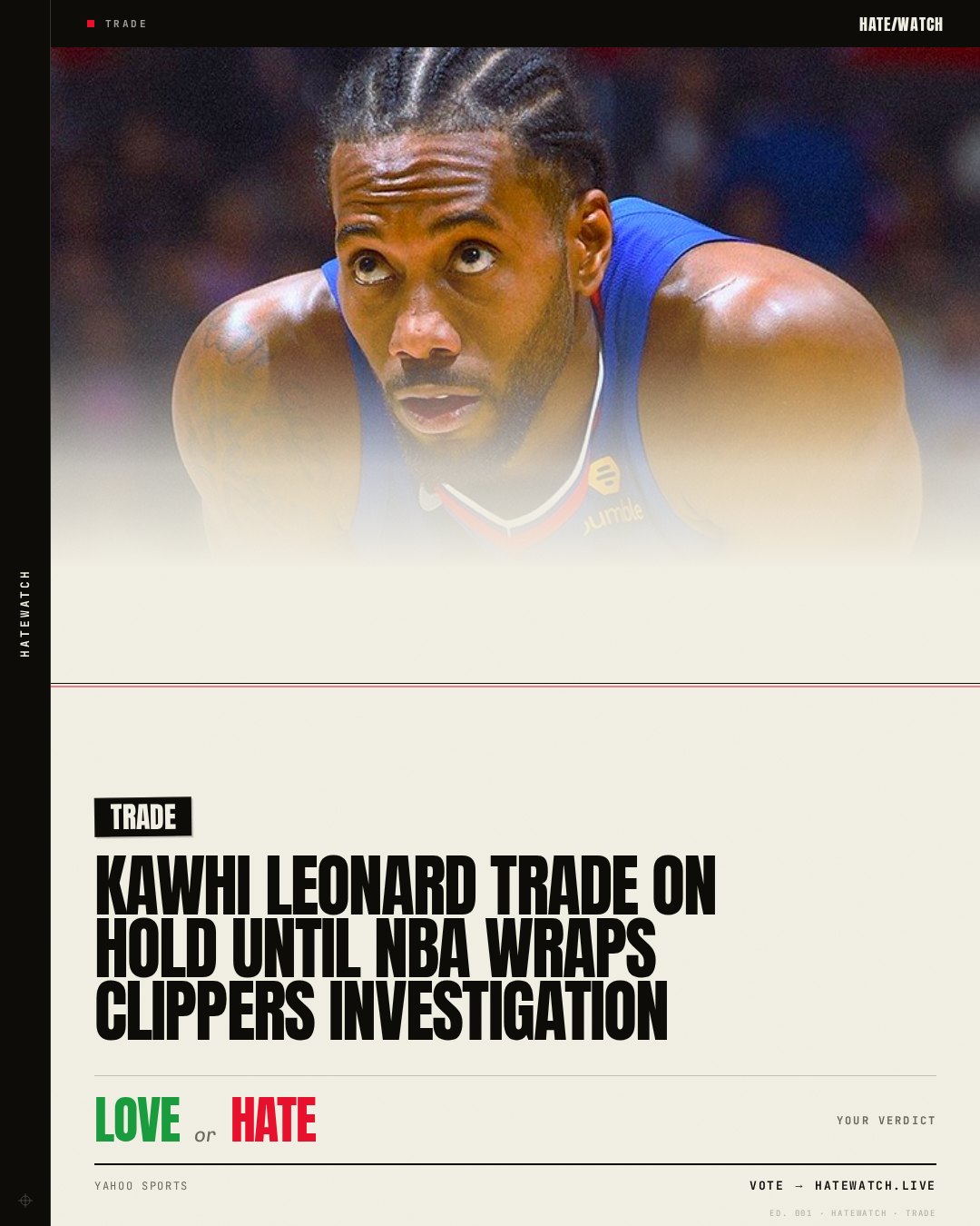 Kawhi Leonard Trade on Hold Until NBA Wraps Clippers Investigation