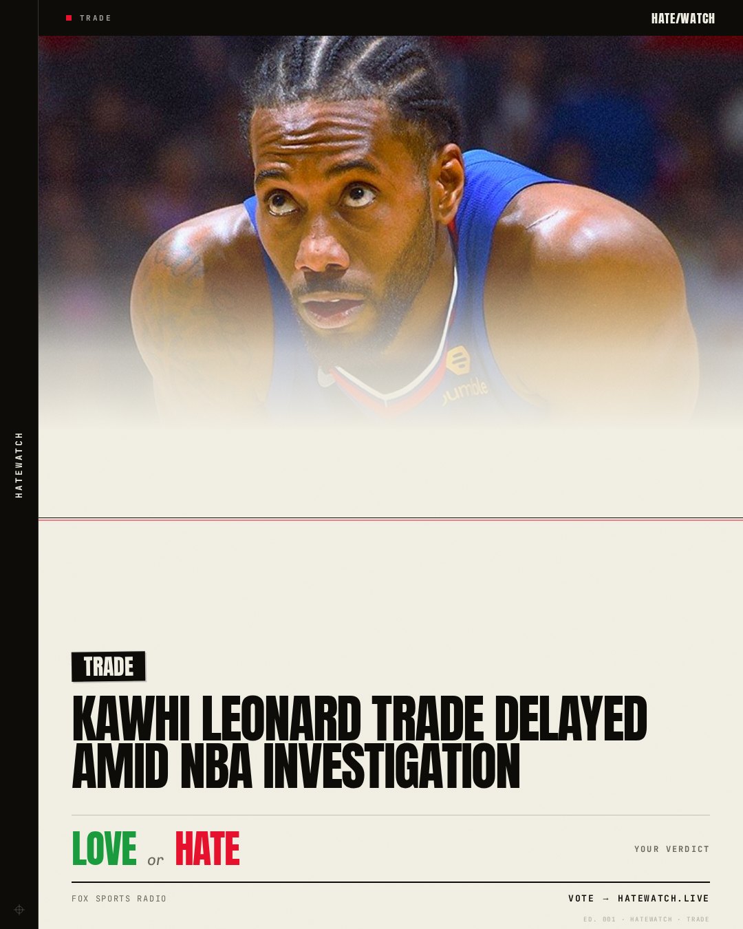 Kawhi Leonard Trade Delayed Amid NBA Investigation