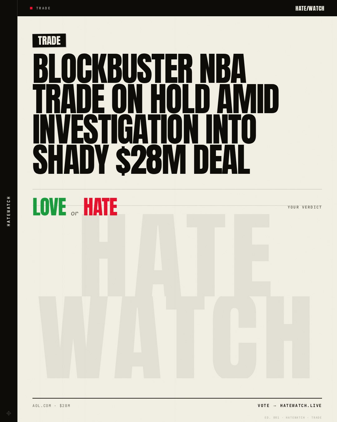 Blockbuster NBA trade on hold amid investigation into shady $28M deal