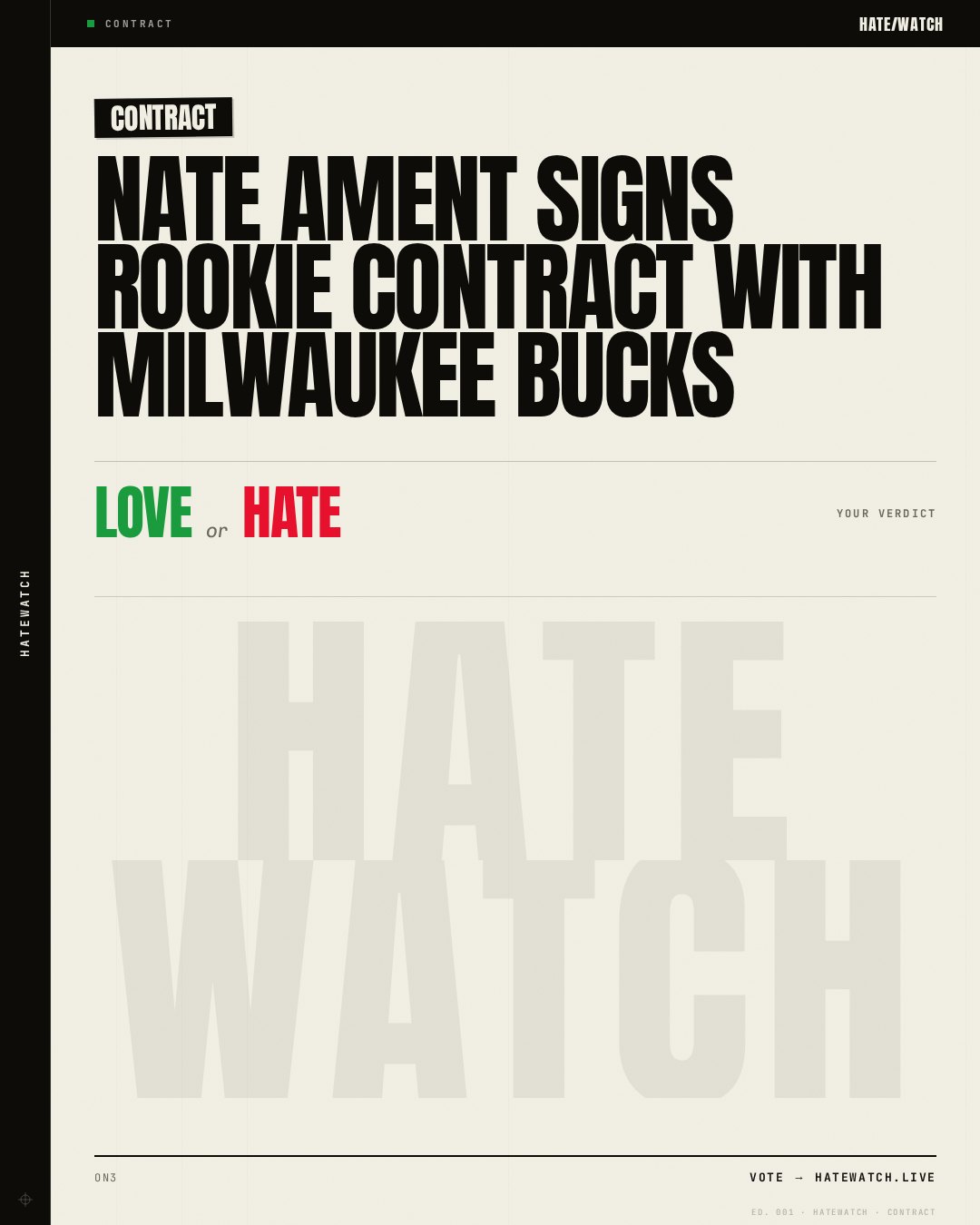 Nate Ament signs rookie contract with Milwaukee Bucks