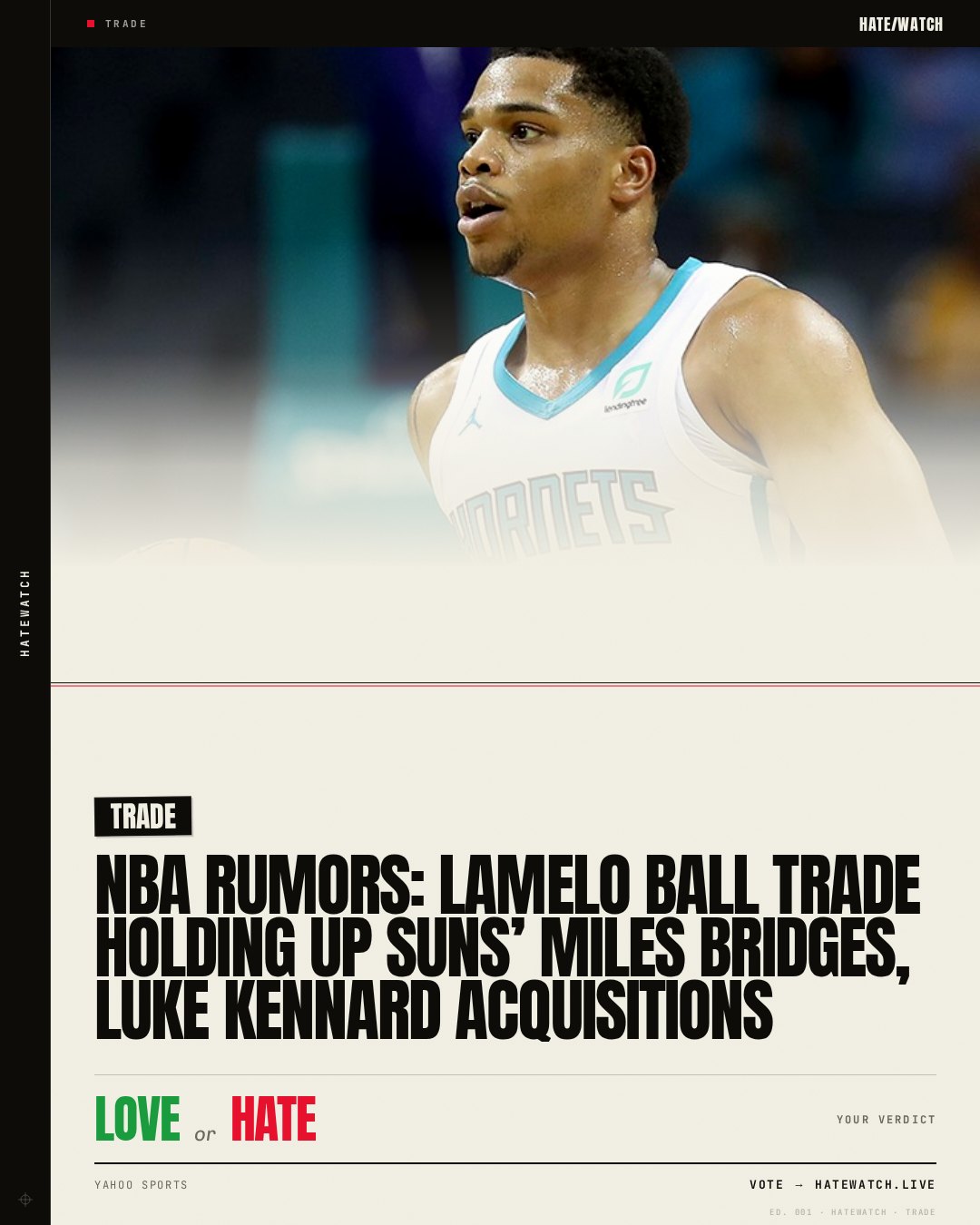 NBA rumors: LaMelo Ball trade holding up Suns’ Miles Bridges, Luke Kennard acquisitions