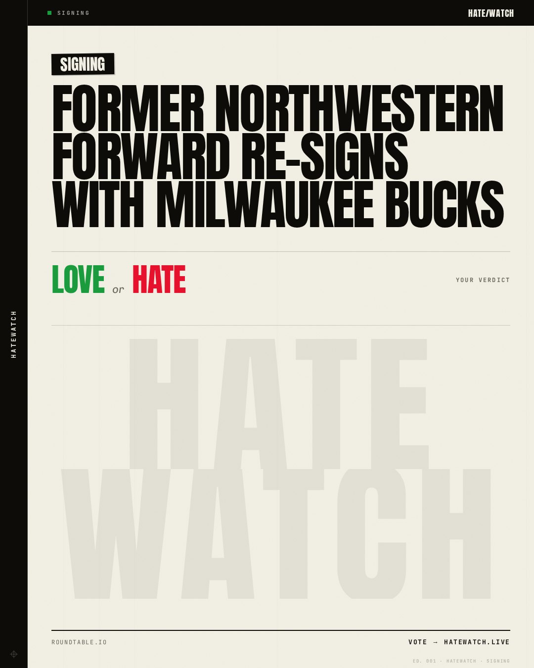 Former Northwestern Forward Re-Signs with Milwaukee Bucks