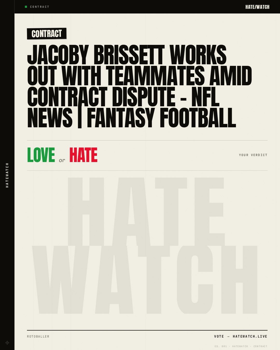 Jacoby Brissett Works Out With Teammates Amid Contract Dispute - NFL News | Fantasy Football