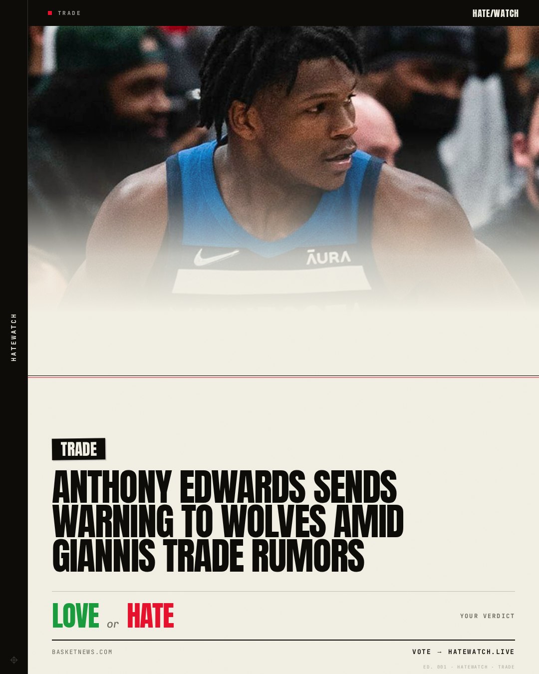 Anthony Edwards sends warning to Wolves amid Giannis trade rumors
