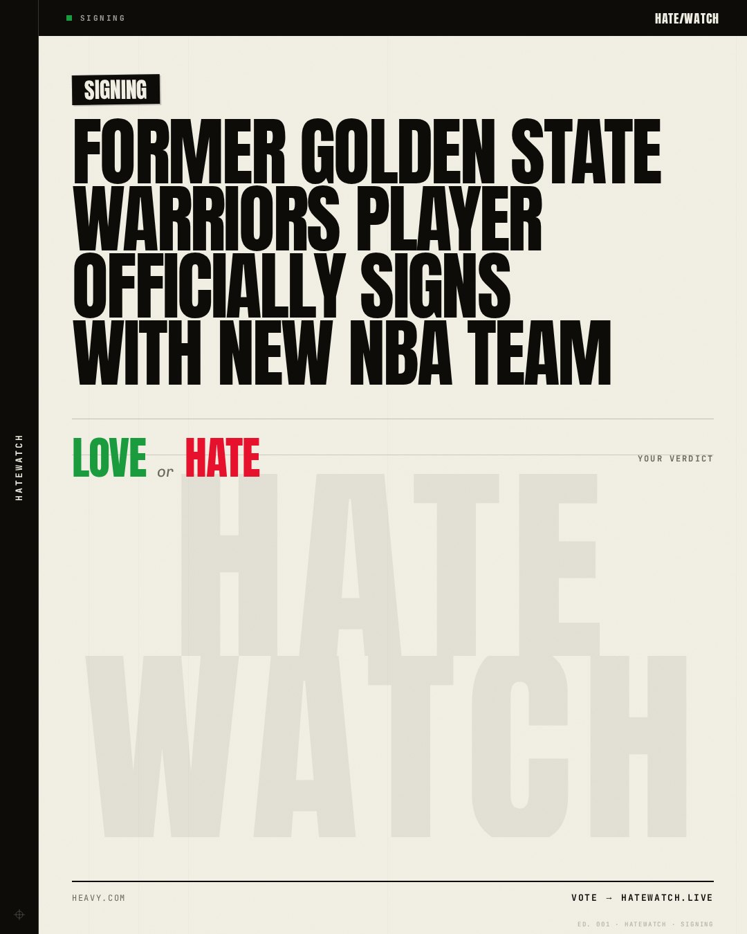 Former Golden State Warriors Player Officially Signs With New NBA Team
