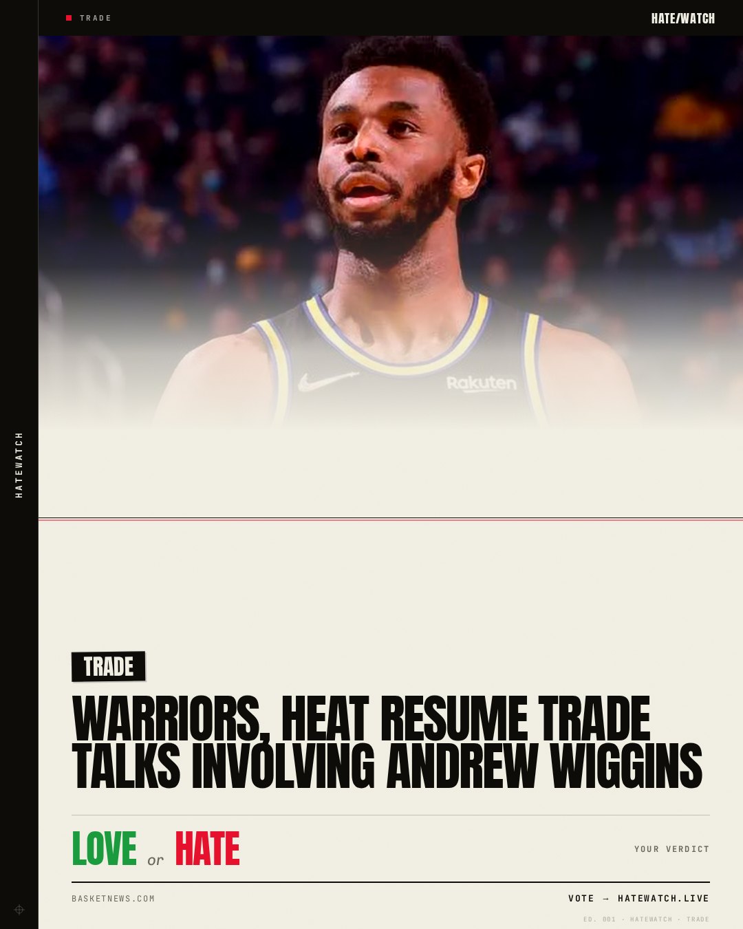 Warriors, Heat resume trade talks involving Andrew Wiggins