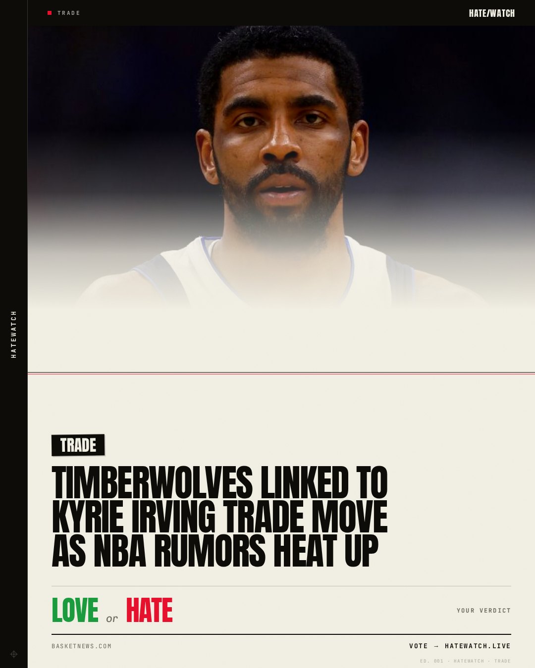Timberwolves linked to Kyrie Irving trade move as NBA rumors heat up
