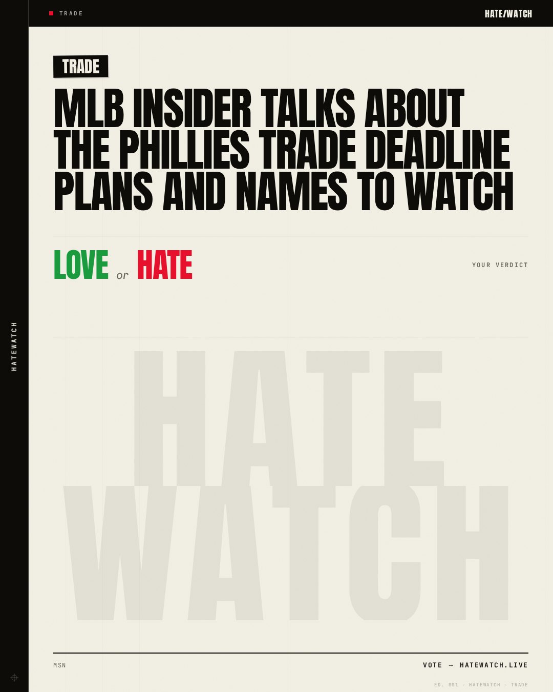 MLB insider talks about the Phillies trade deadline plans and names to watch