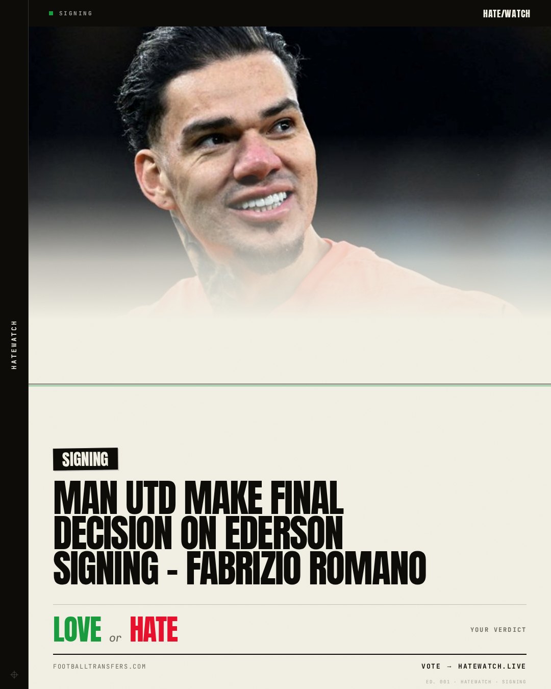 Man Utd make final decision on Ederson signing - Fabrizio Romano