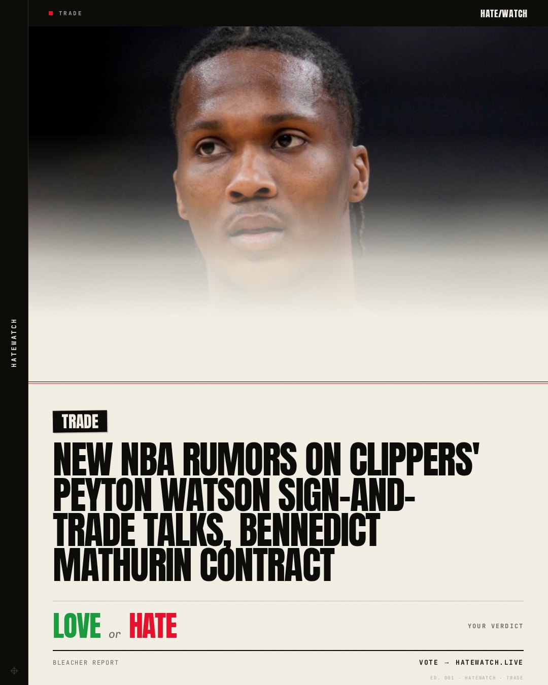 New NBA Rumors on Clippers' Peyton Watson Sign-and-Trade Talks, Bennedict Mathurin Contract