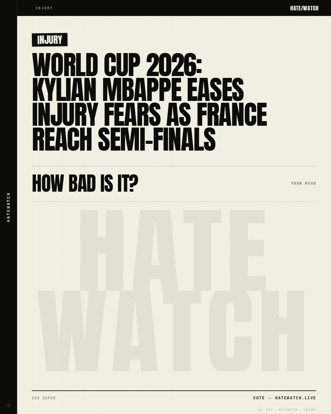 World Cup 2026: Kylian Mbappe eases injury fears as France reach semi-finals