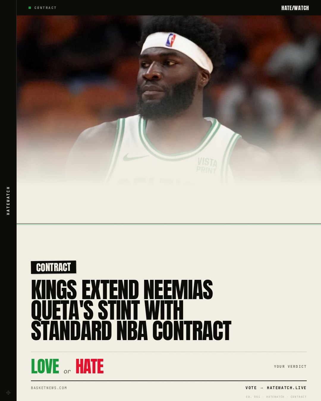 Kings extend Neemias Queta's stint with standard NBA contract