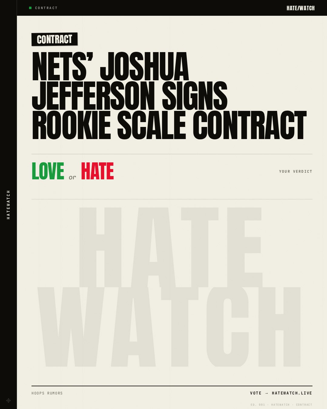 Nets’ Joshua Jefferson Signs Rookie Scale Contract