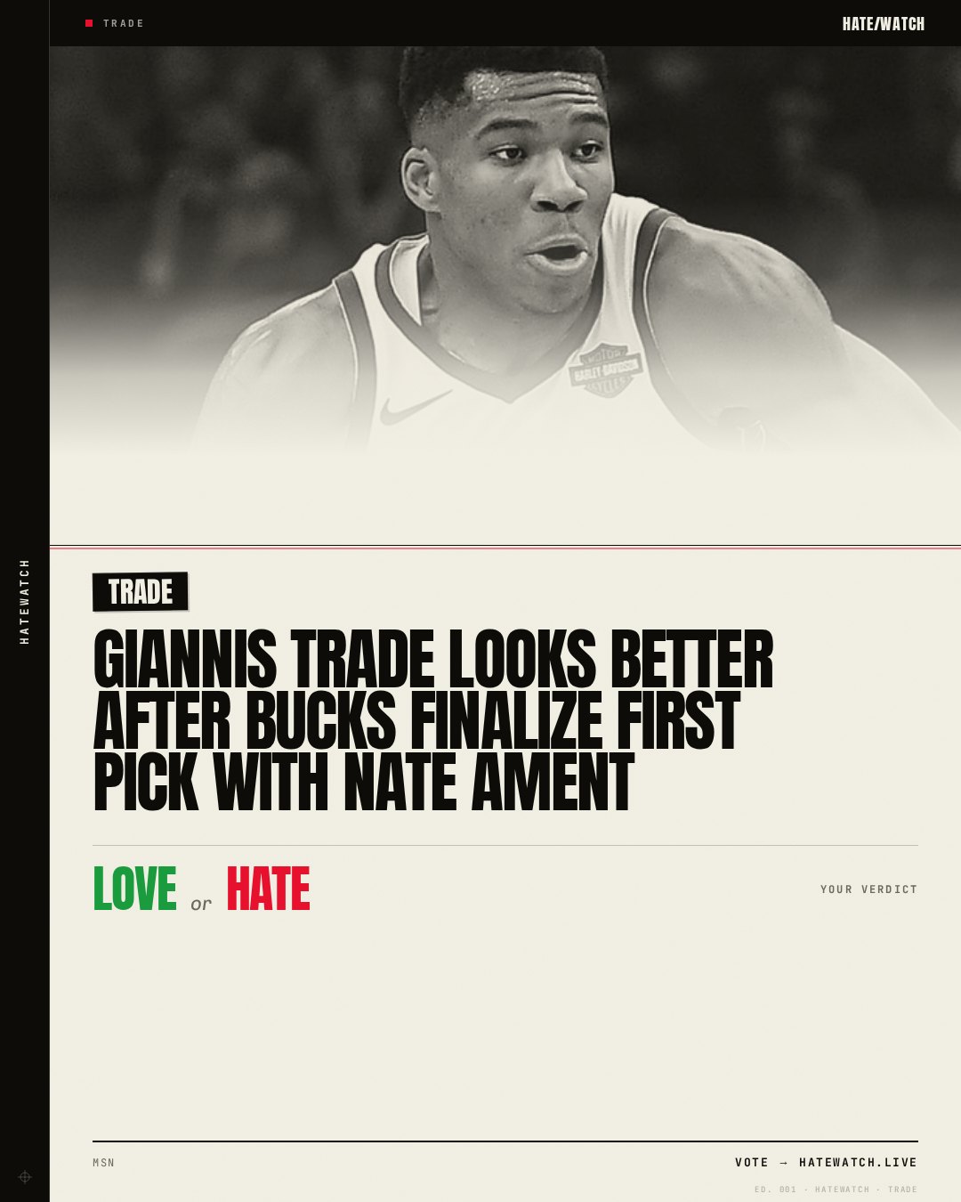 Giannis trade looks better after Bucks finalize first pick with Nate Ament