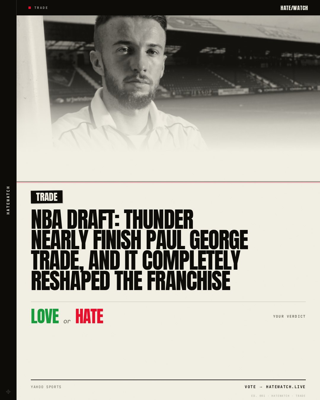 NBA Draft: Thunder nearly finish Paul George trade, and it completely reshaped the franchise