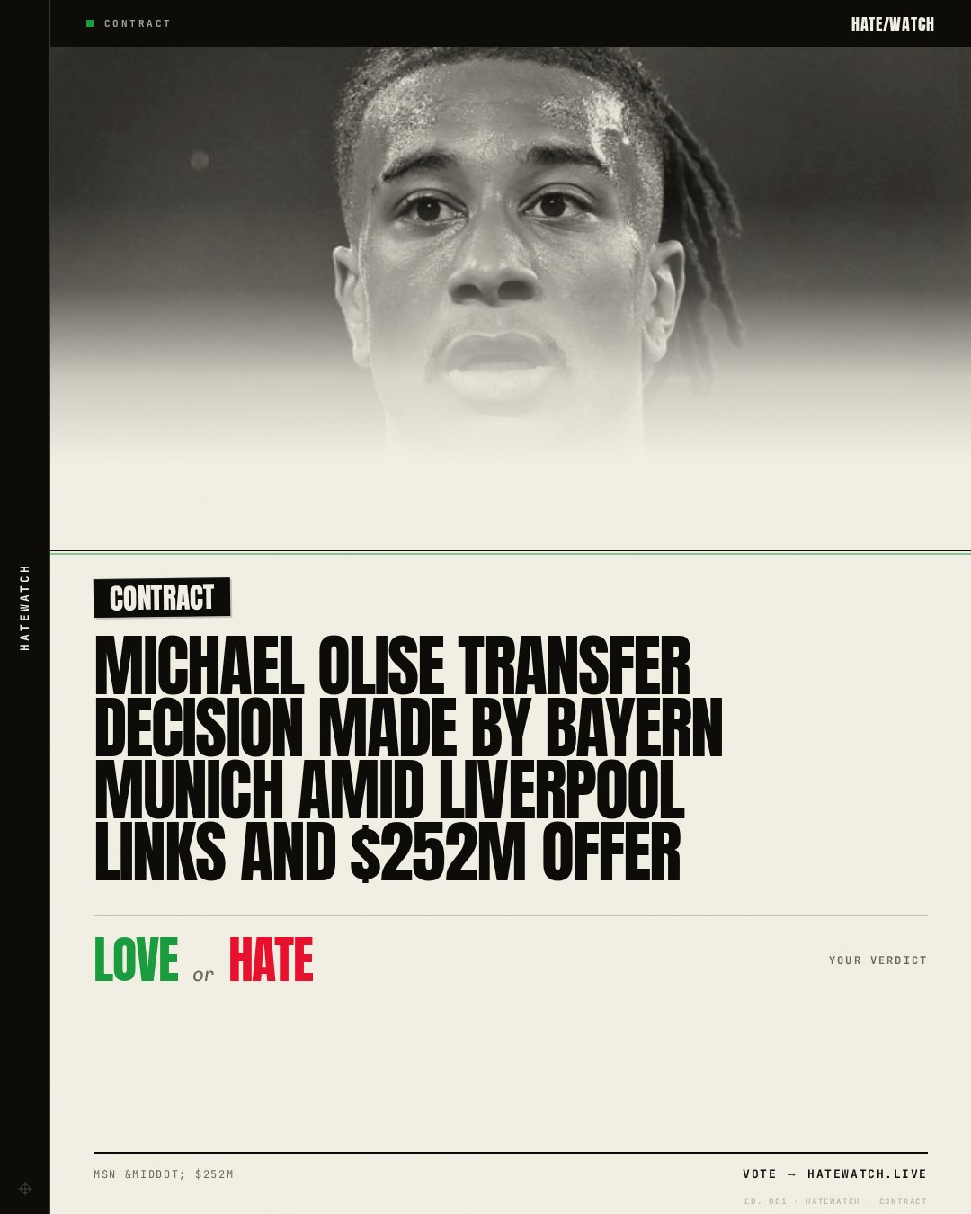 Michael Olise transfer decision made by Bayern Munich amid Liverpool links and $252M offer