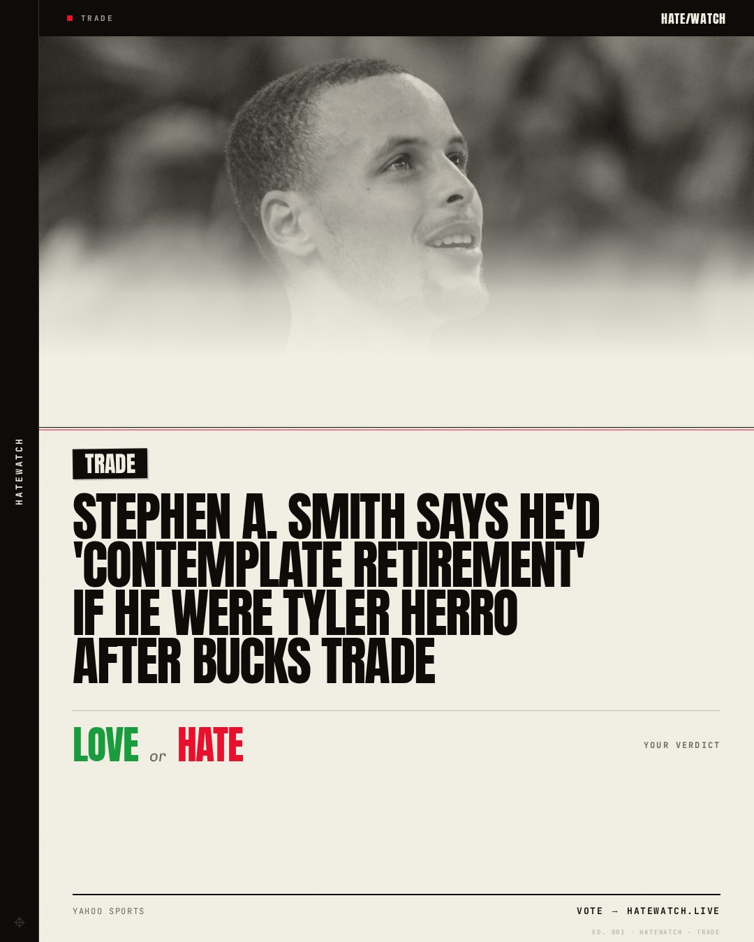 Stephen A. Smith says he'd 'contemplate retirement' if he were Tyler Herro after Bucks trade