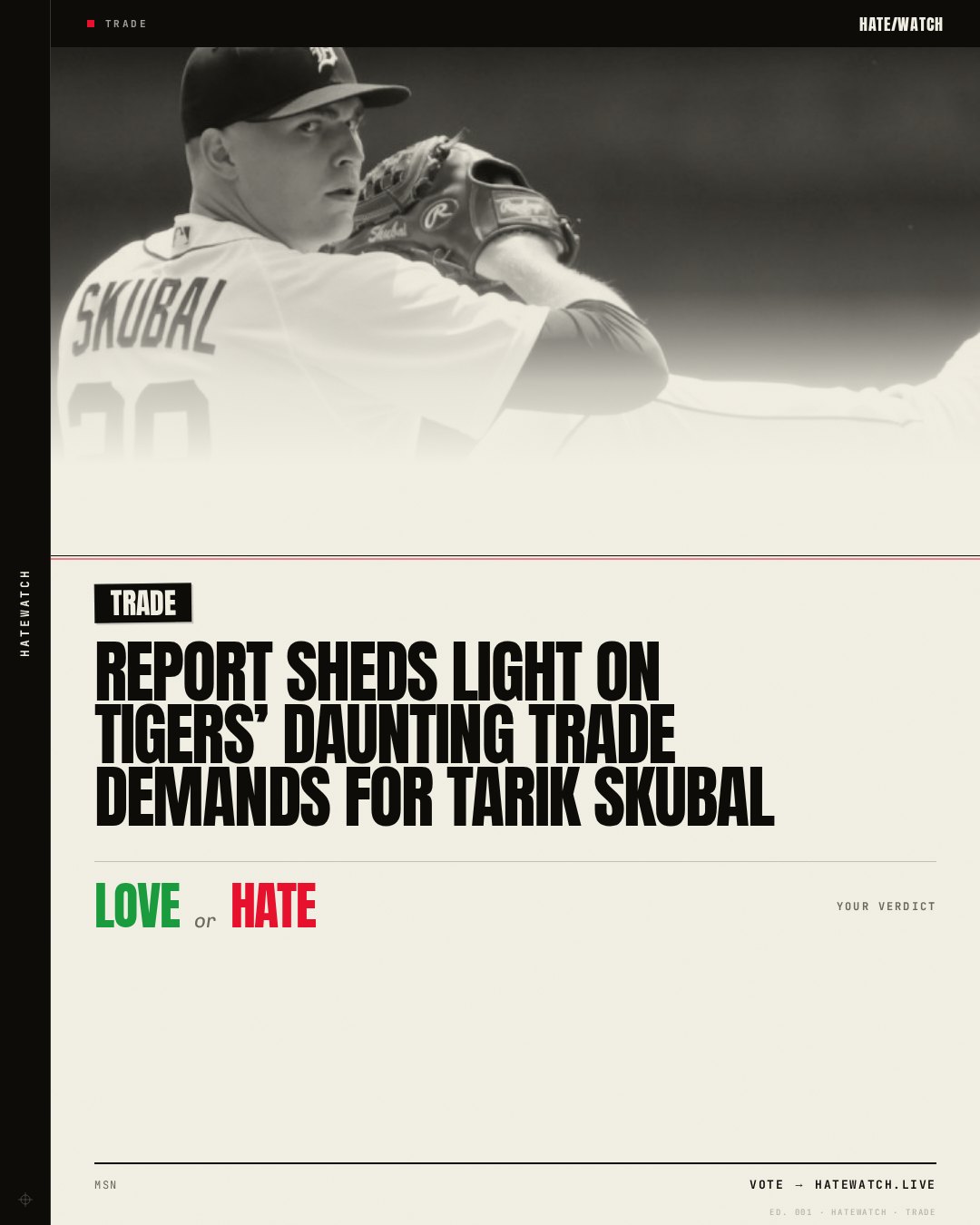 Report sheds light on Tigers’ daunting trade demands for Tarik Skubal