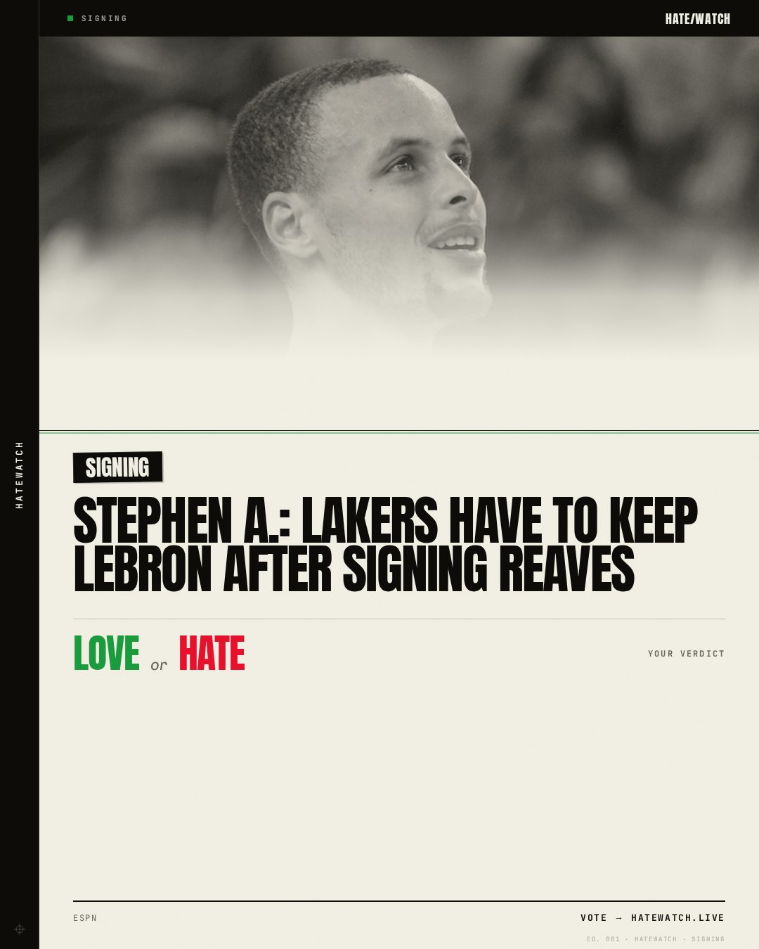 Stephen A.:  Lakers have to keep LeBron after signing Reaves